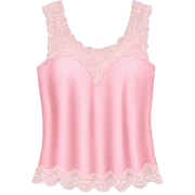  pink top with lace sticker