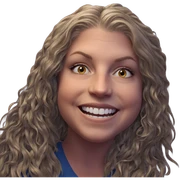 smiling girl by the window sticker