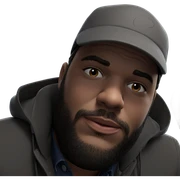 handsome man in a hat sticker