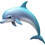 Pastel-pink-colors-dolphin sticker