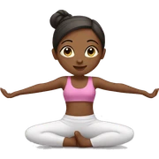 yoga girl sticker