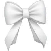 white bow sticker