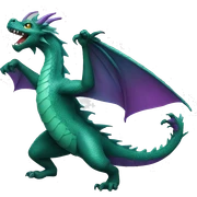 Dancing dragon  sticker