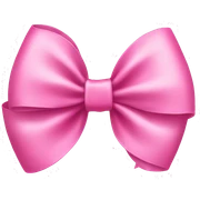 Pink bow  sticker