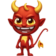 Devil sticker