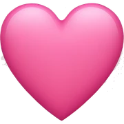 Pink heart sticker