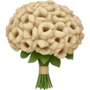 Beige bouquet sticker