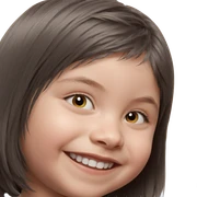 smiling boy in blurry backdrop sticker