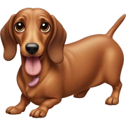 sausage dog sticker