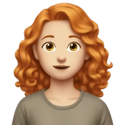 Ginger girl aesthetic  sticker