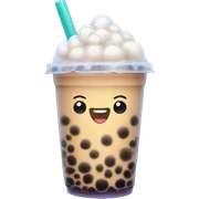 Bubble tea sticker