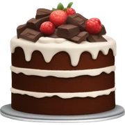 A chocolate cake  sticker