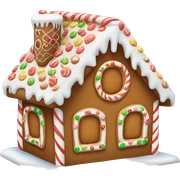 Gingerbread house sticker