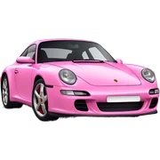 porsche pink sticker