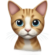 cat looking with adorable eyes sticker