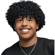 happy smile of a young man sticker