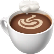 Hot chocolate drink sticker