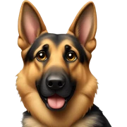 german shepherd  sticker