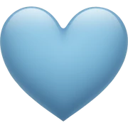 Heart-coloured-pastel-grey-blue-shade sticker