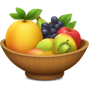 Fruit bowl sticker
