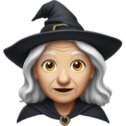 old witch sticker