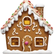 gingerbread house sticker