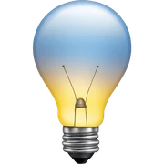 light bulb sticker