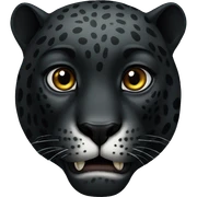 Black jaguar sticker