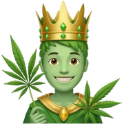 Weed king sticker