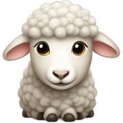 Sheep baby sticker