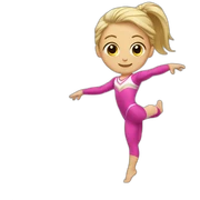 gymnastics sticker