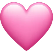 Pink heart sticker