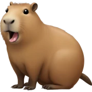 Capybara sticker