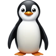A cute penguin sticker