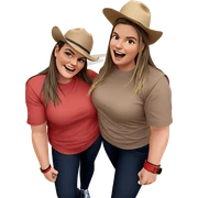 friends having fun outdoors sticker