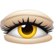 Eyelashes sticker
