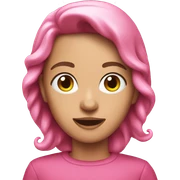 Pink Christmas sticker