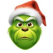 Grinch sticker