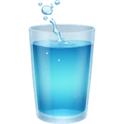 Vaso de agua sticker