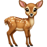 Baby deer bambi sticker