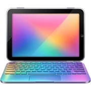 Iridescent computer  sticker