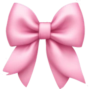 Baby pink bow  sticker
