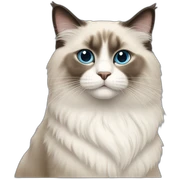 Ragdoll cat sticker