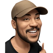 smiling boy in black shirt sticker