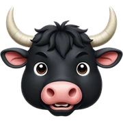 Ferdinand (black) from the Ferdinand disney movie sticker