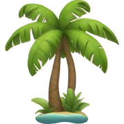tropical theme emoji sticker