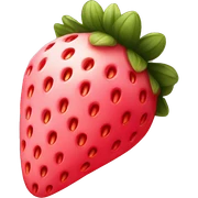 soft pink strawberry  sticker
