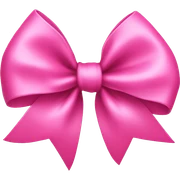 Pink bow  sticker
