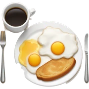 Breakfast sticker