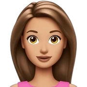 barbie brune sticker